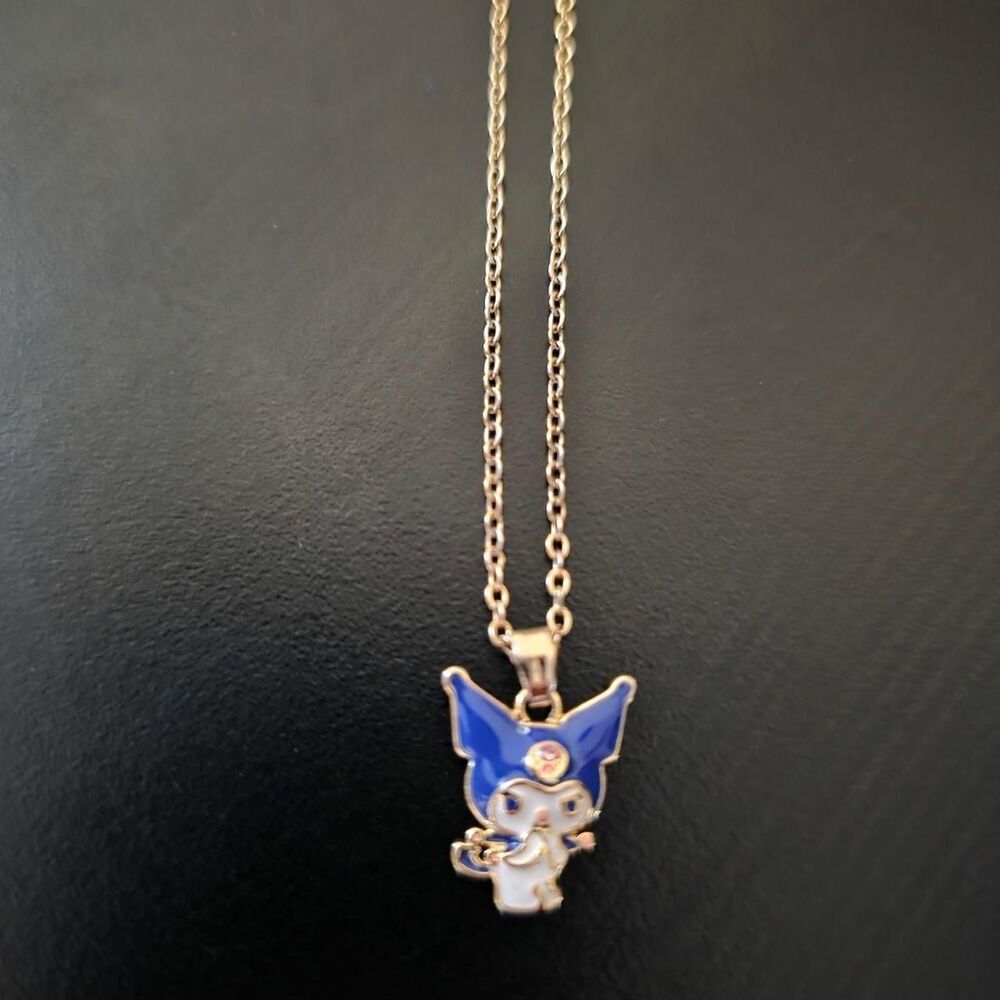 2023 Sanrio Kuromi Gold Tone Necklace Licensed